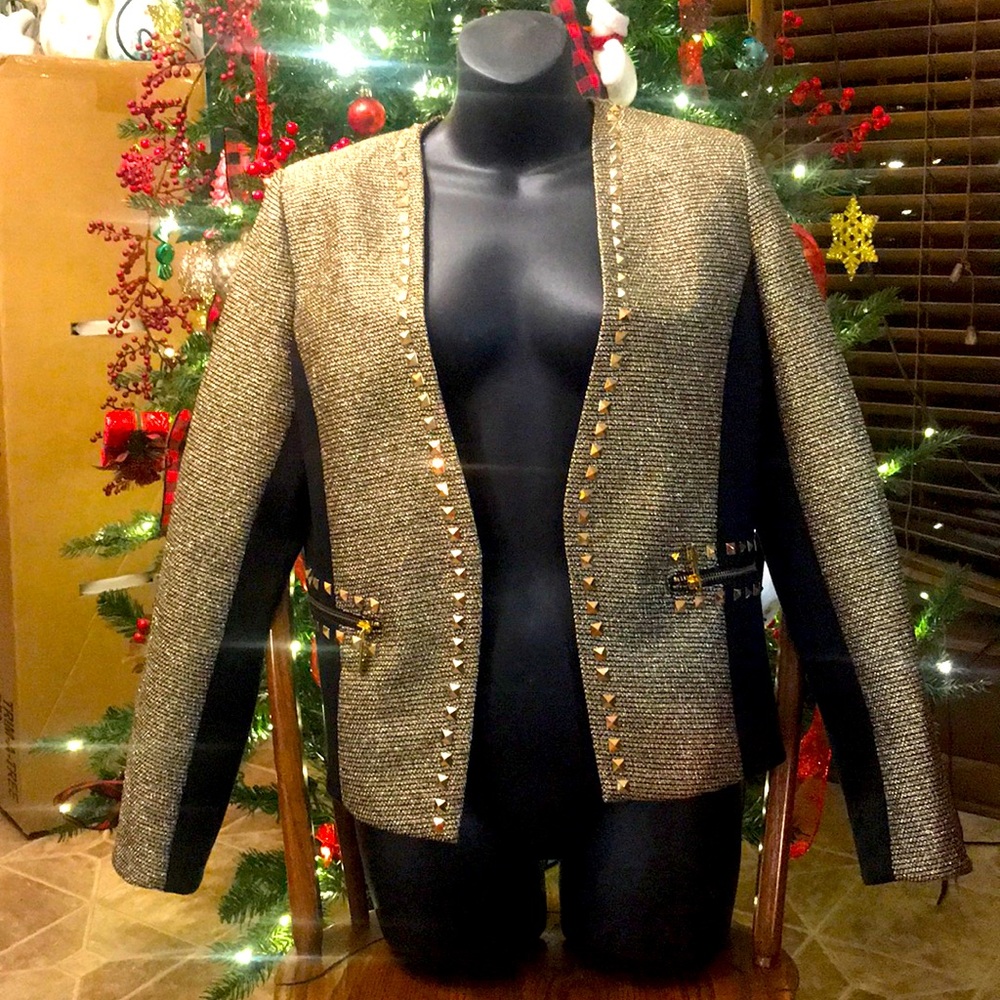 Michael Kors 💯Luxury💯 Gold Blazer